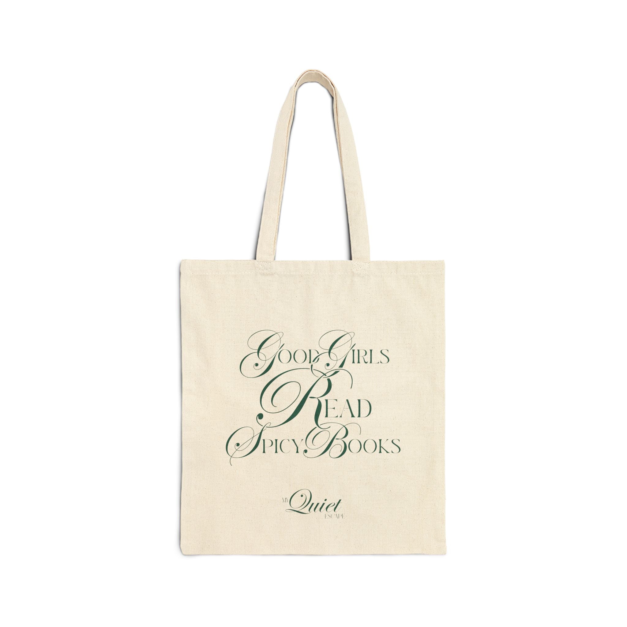 Good Girls Read Spicy Books Tote Bag (2 Colors)