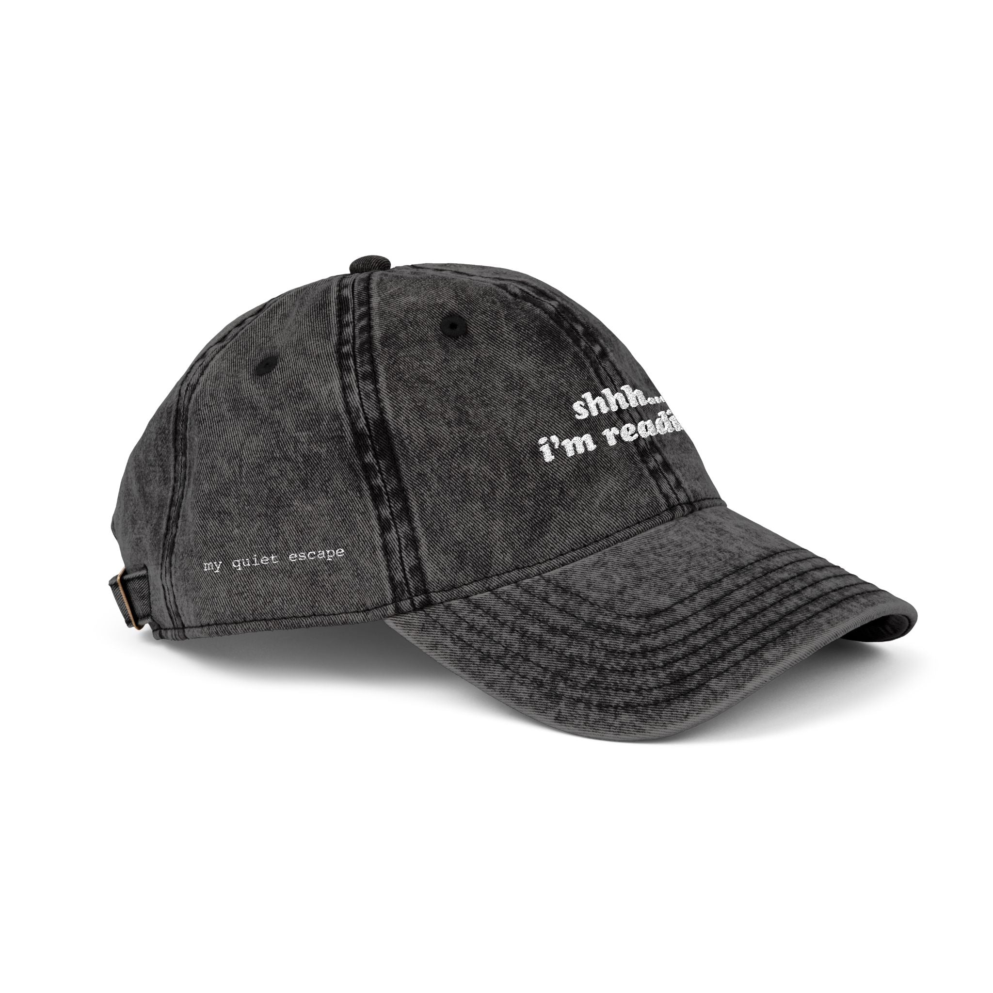 shhh...i'm reading. Adjustable Hat (2 Colors)