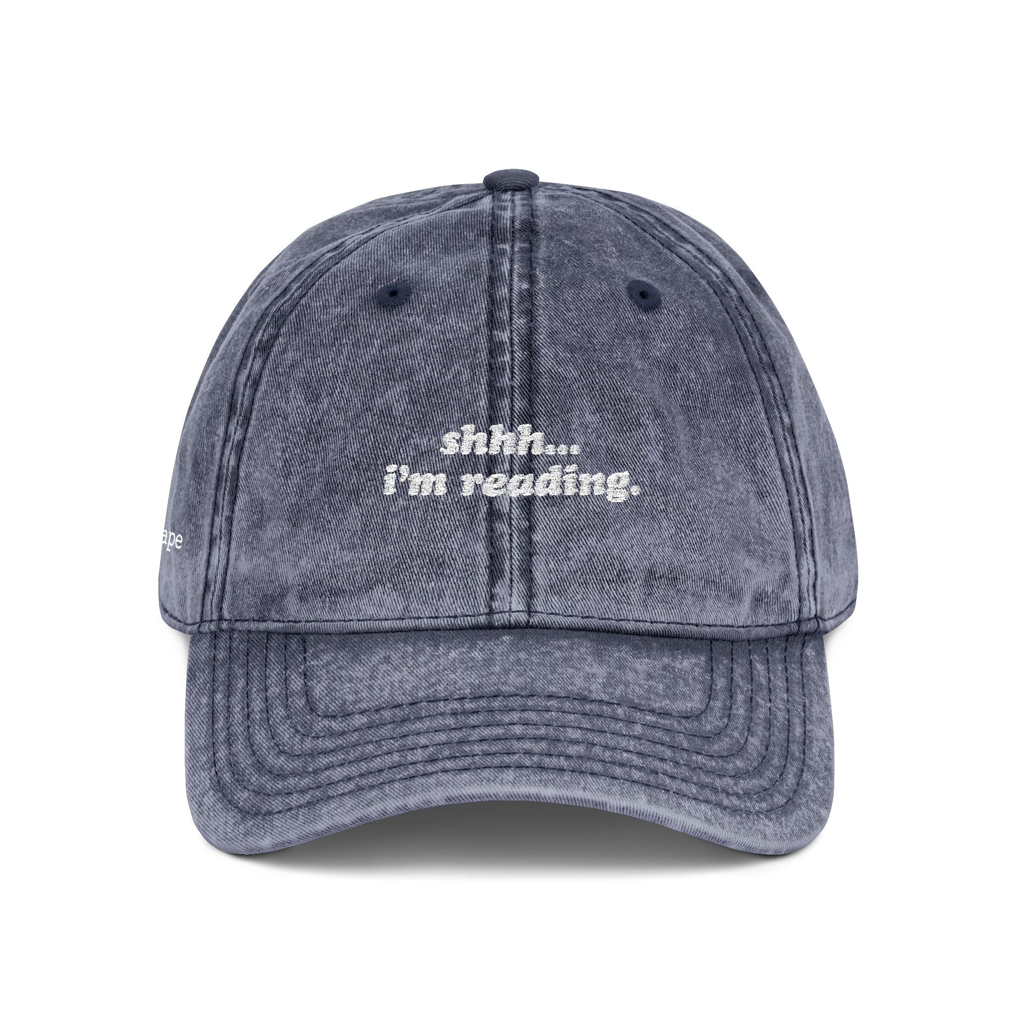 shhh...i'm reading. Adjustable Hat (2 Colors)