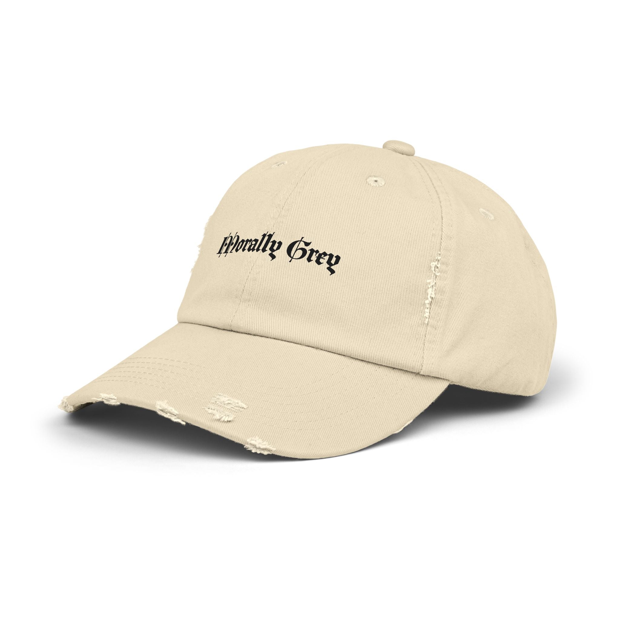 Morally Grey Distressed Hat (3 colors)