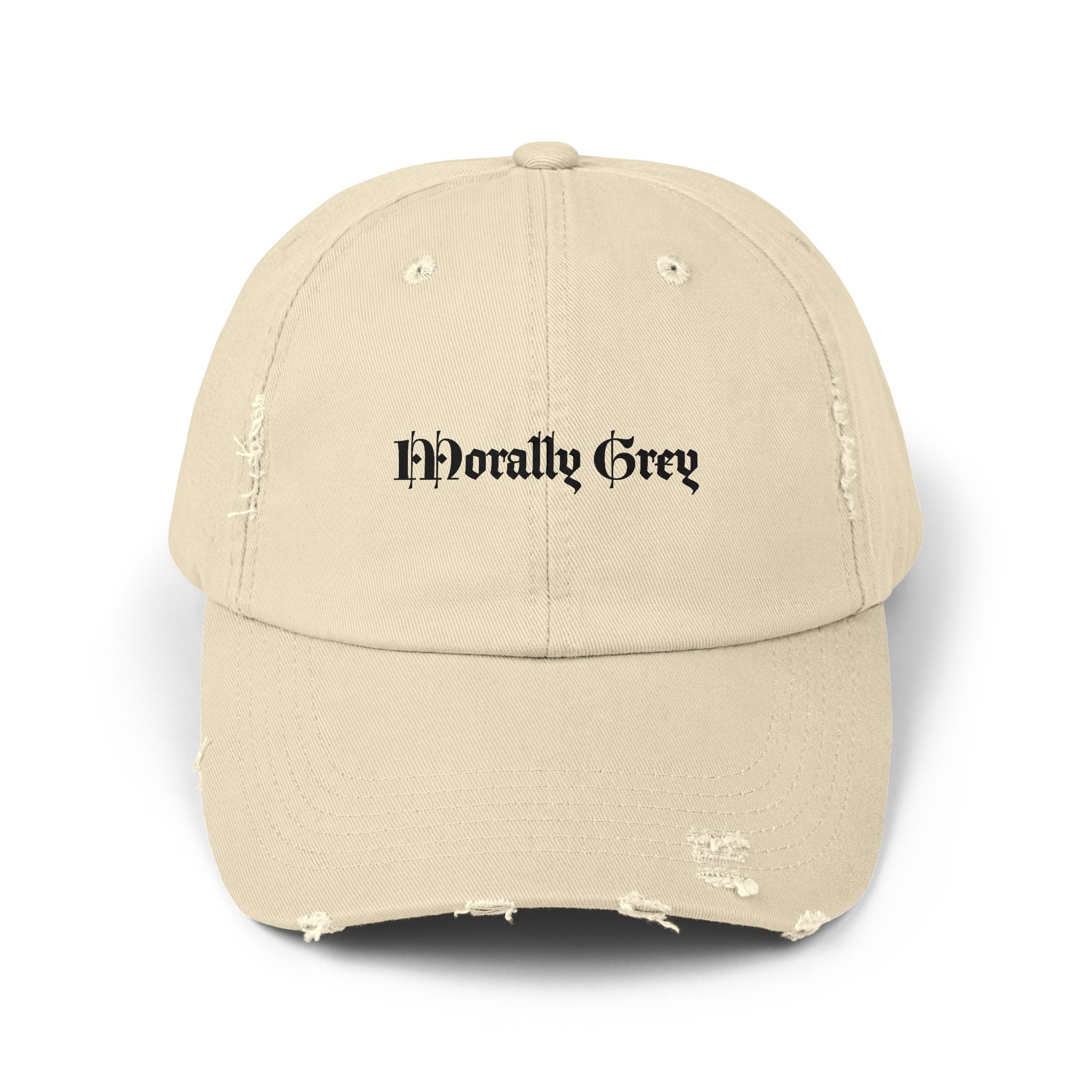Morally Grey Distressed Hat (3 colors)