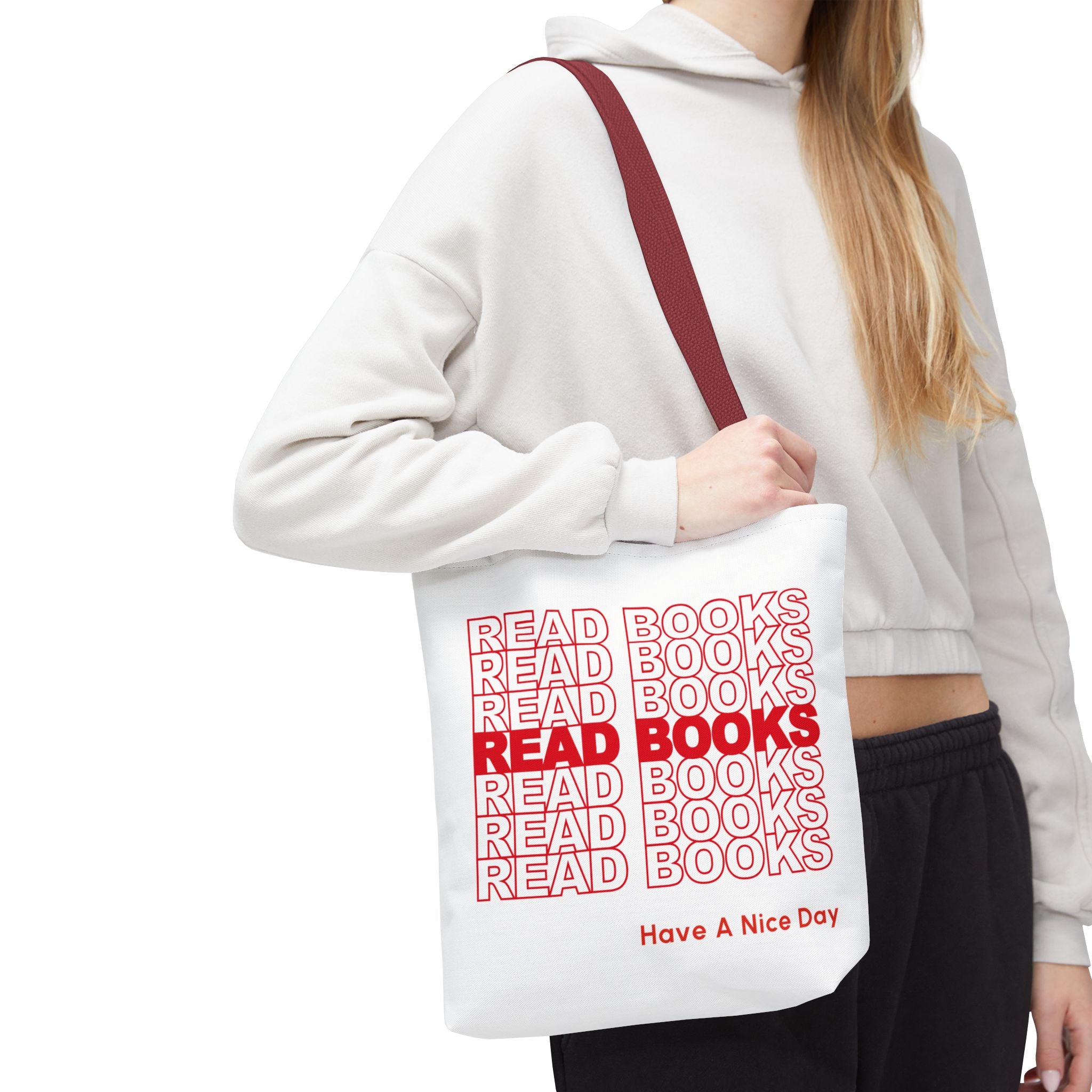 Read Books Canvas Tote Bag