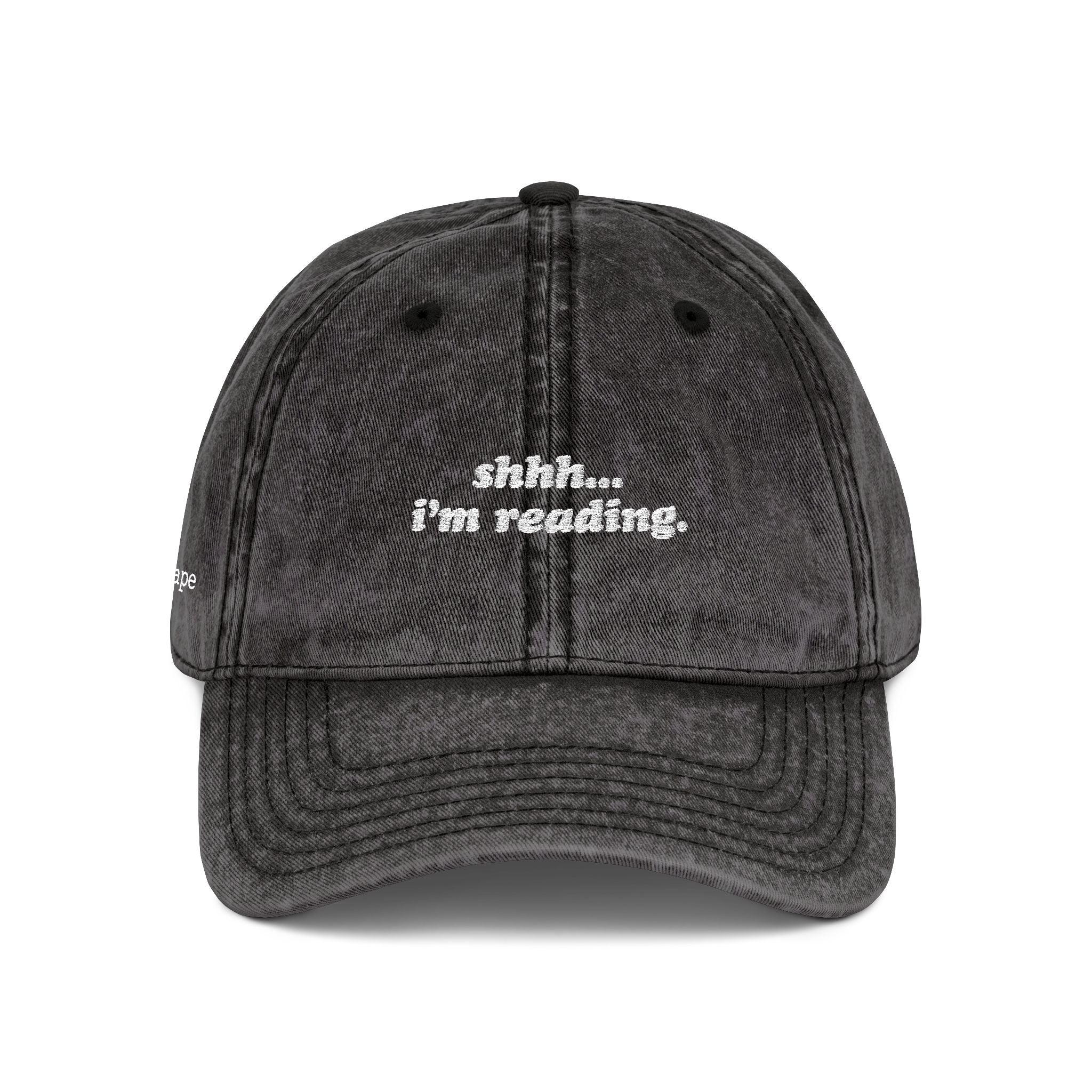 shhh...i'm reading. Adjustable Hat (2 Colors)