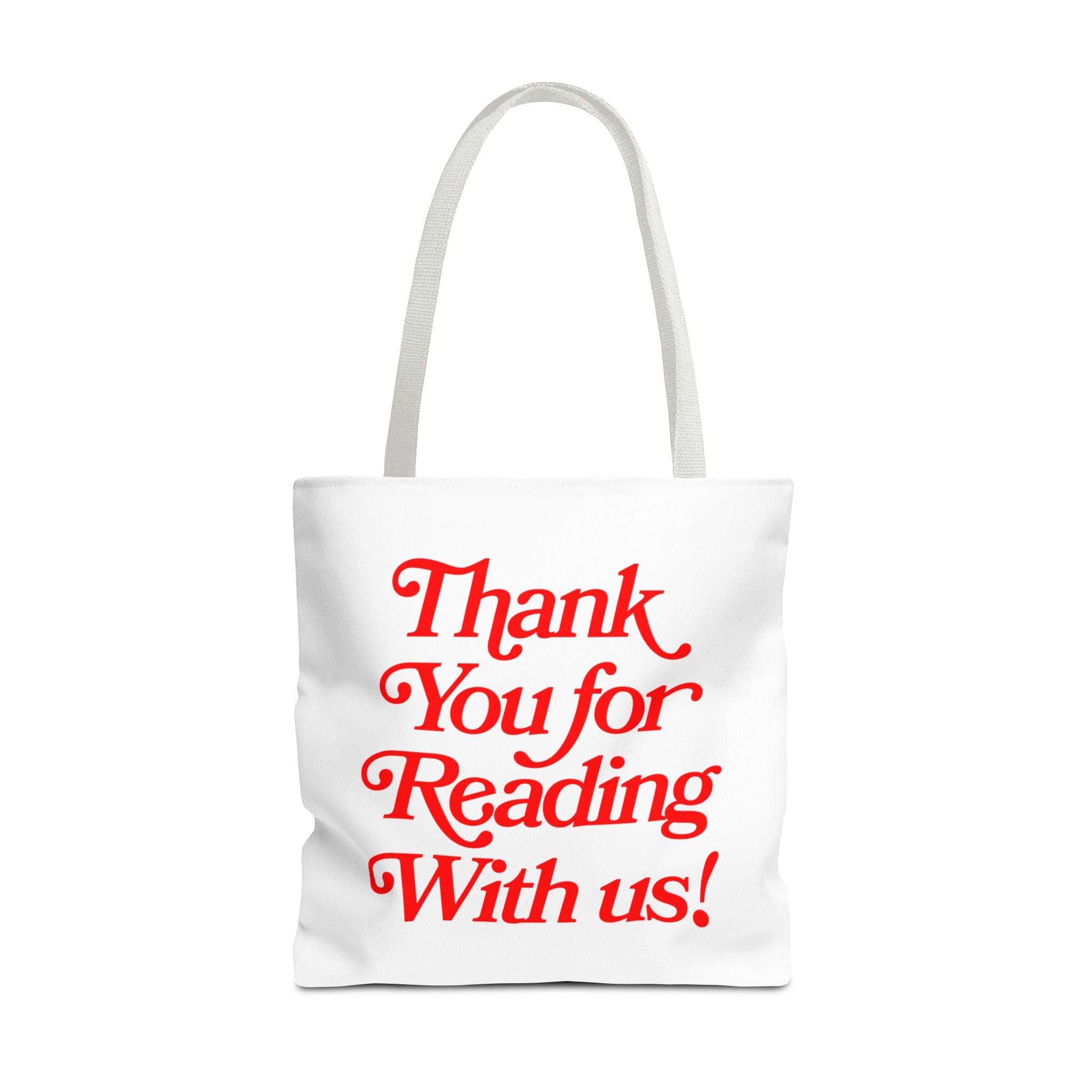 Thank You For Reading With Us Canvas Tote