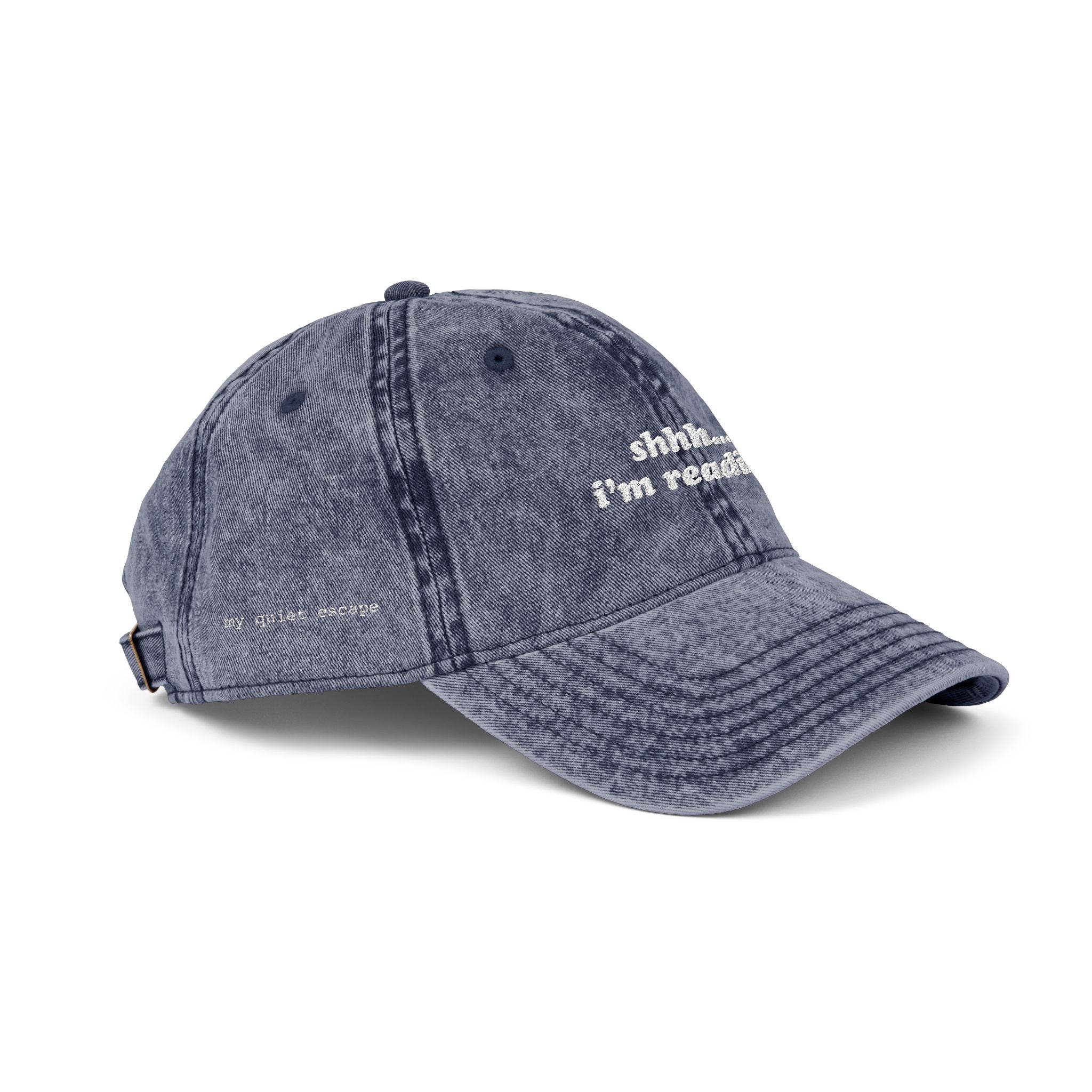 shhh...i'm reading. Adjustable Hat (2 Colors)