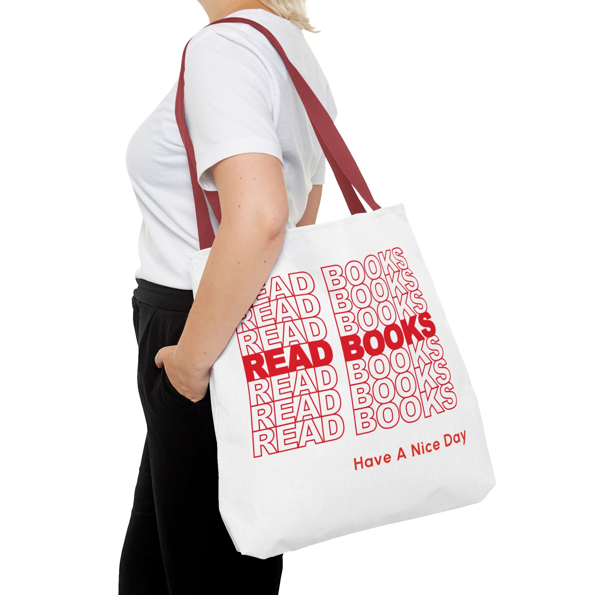 Read Books Canvas Tote Bag