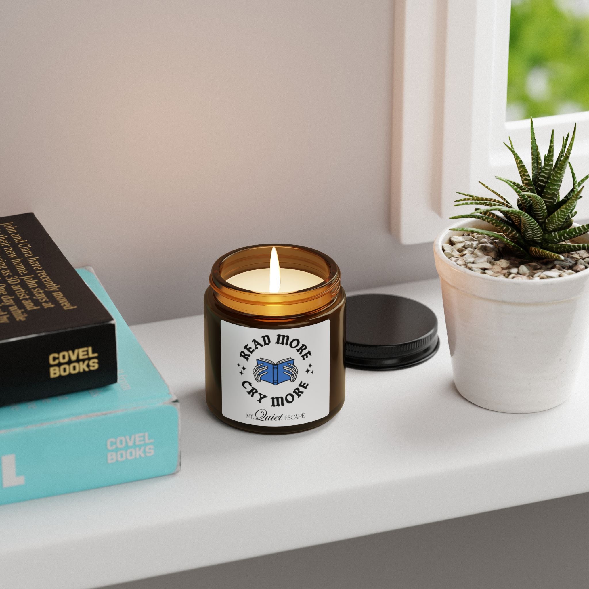 Read More, Cry More Soy Candle